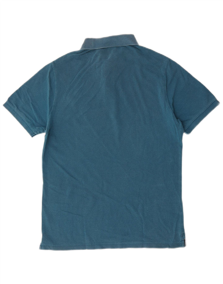 Stone Island Polo Slim Fit Homme Bleu Moyen Coton