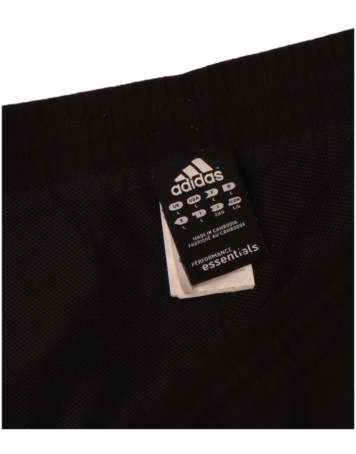 Adidas Short de sport Climalite pour homme, grand, noir, polyester