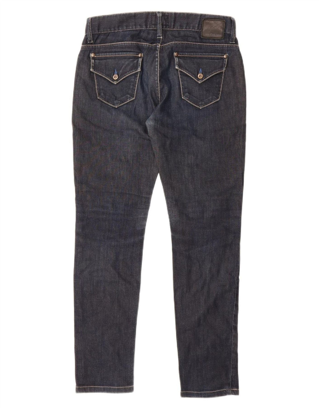 Calvin Klein Jean Slim Femme W27 L29 Bleu Marine Coton