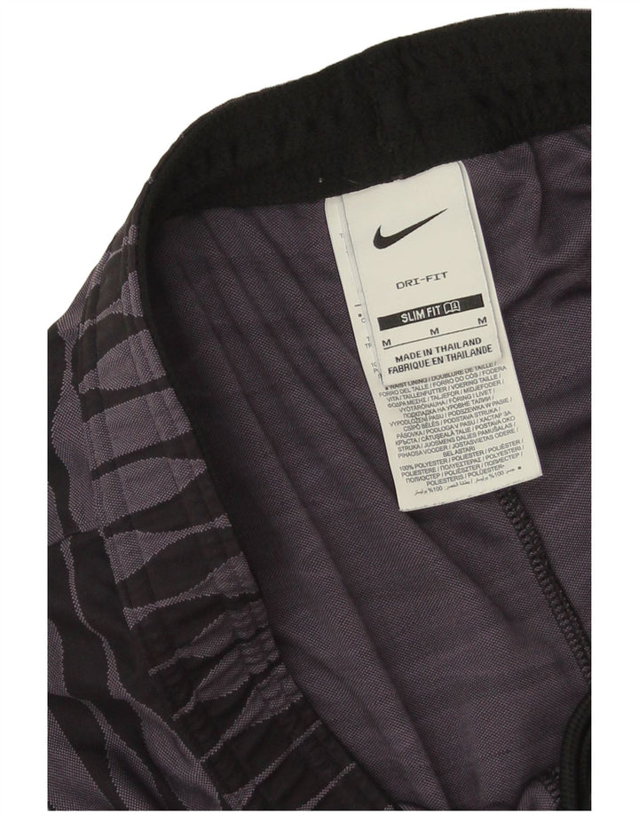 Nike Short de sport slim pour homme en polyester géométrique violet moyen