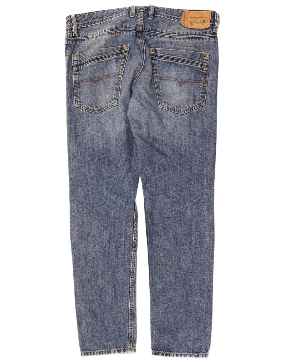 Diesel Jean Krayver Regular Slim W32 L30 Homme Bleu Coton