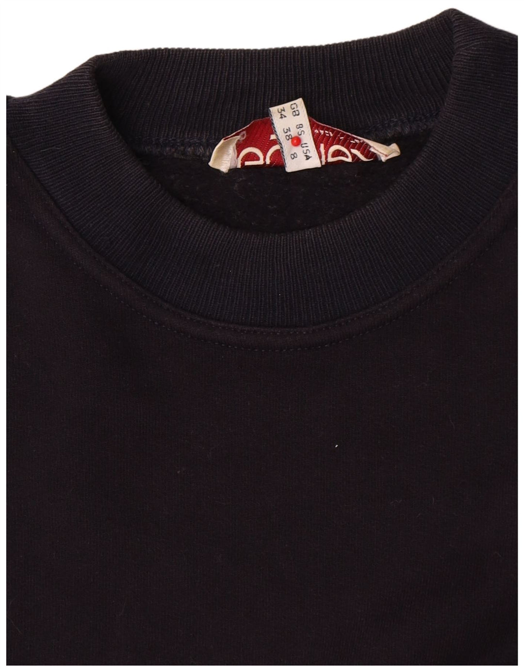Byblos Sweat-shirt court surdimensionné pour femme US 8 Bleu marine moyen
