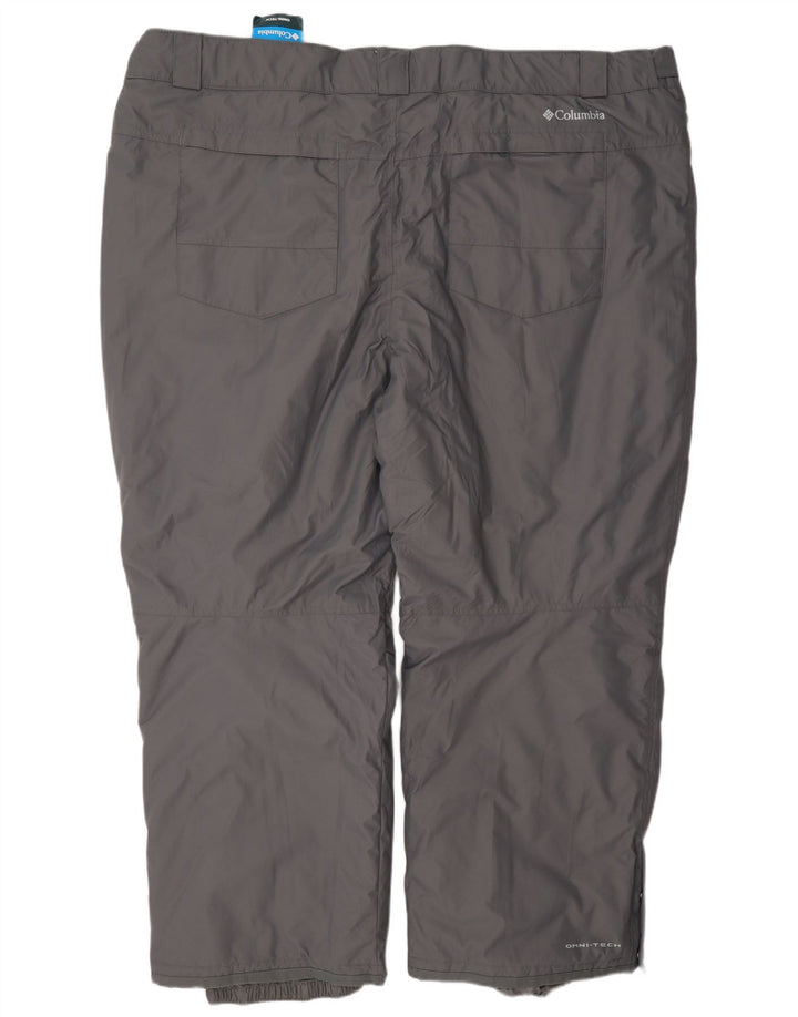 Columbia Pantalon de Ski Homme 4XL Gris Nylon