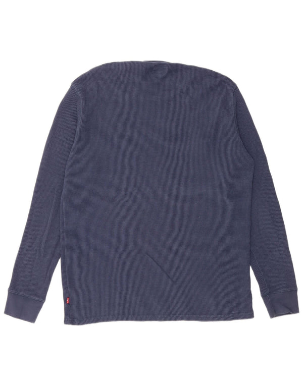 Levi's Top Manches Longues Homme Bleu Marine Petit Coton