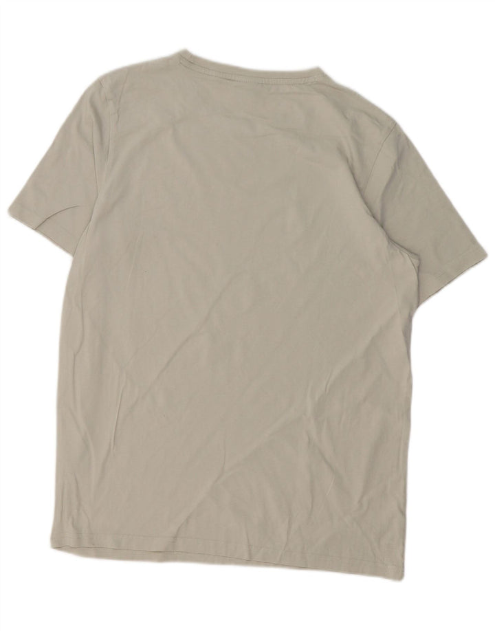 Bear T-Shirt Graphique Homme Gris Moyen Coton