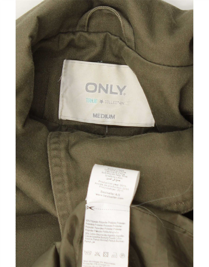 Only Veste Bomber Femme UK 42 Polyester Vert Moyen
