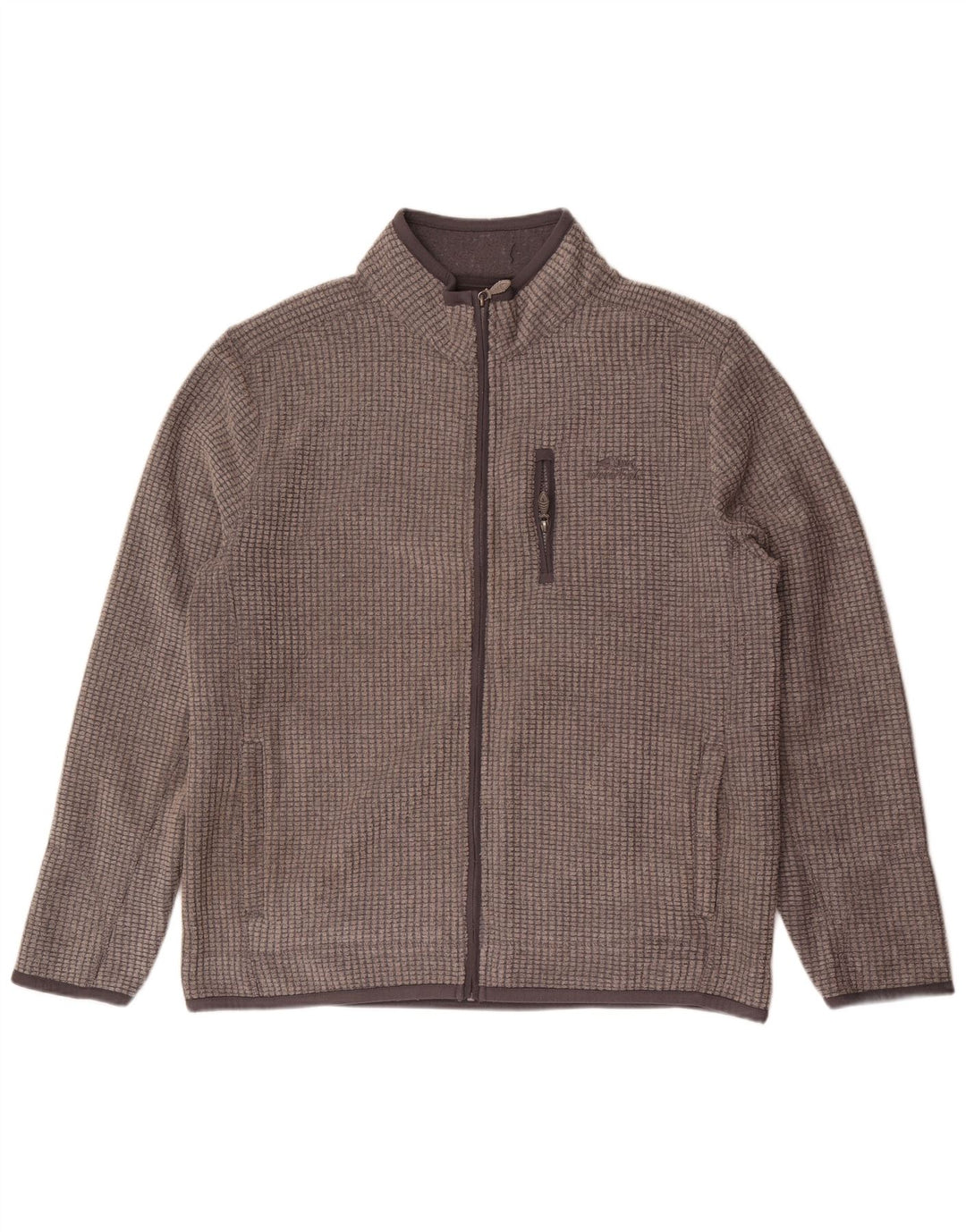 Weird Fish Veste polaire pour homme UK 42 XL Gris Polyester