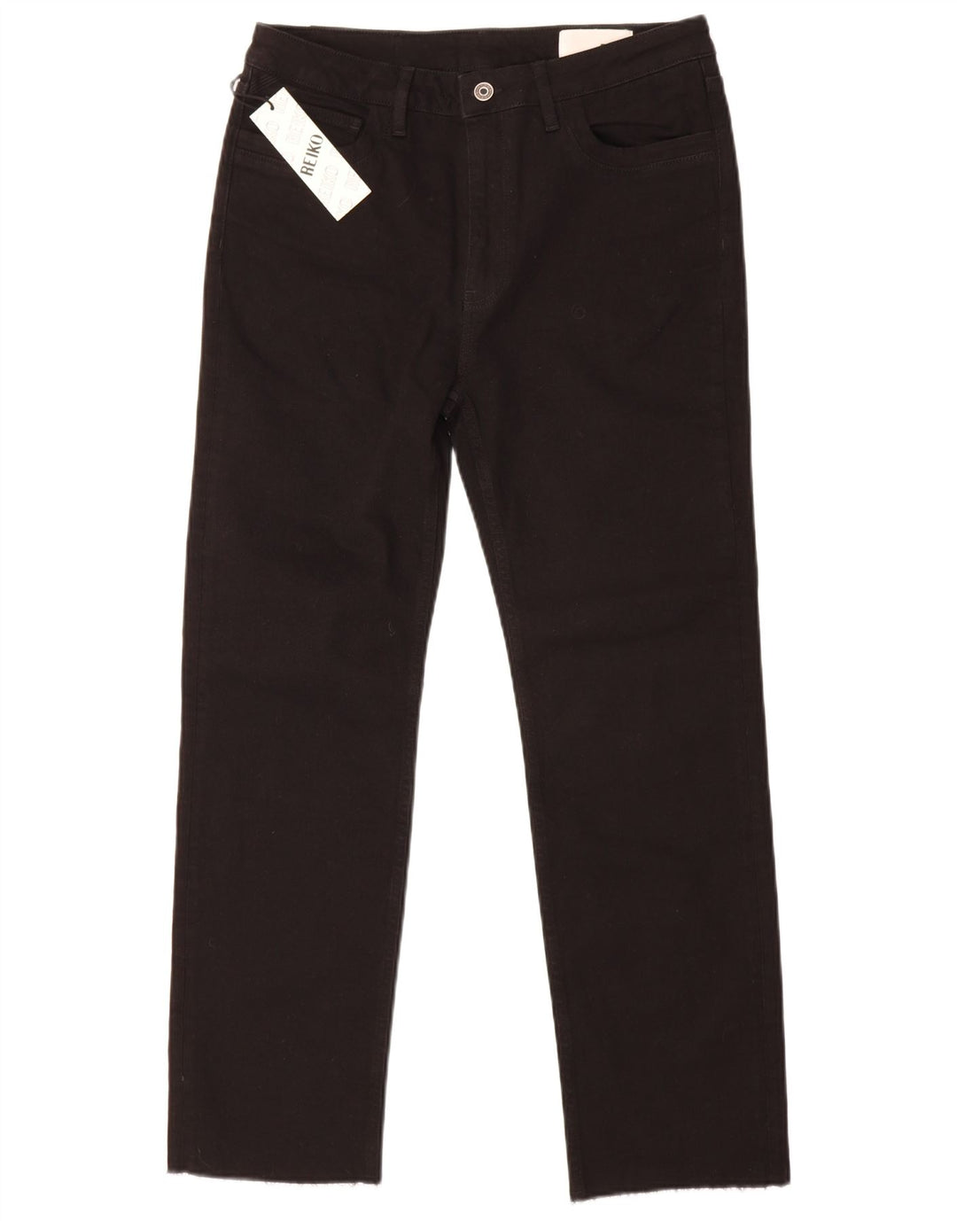 Jean droit femme Reiko W30 L29 coton noir