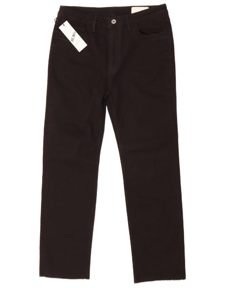 Jean droit femme Reiko W30 L29 coton noir