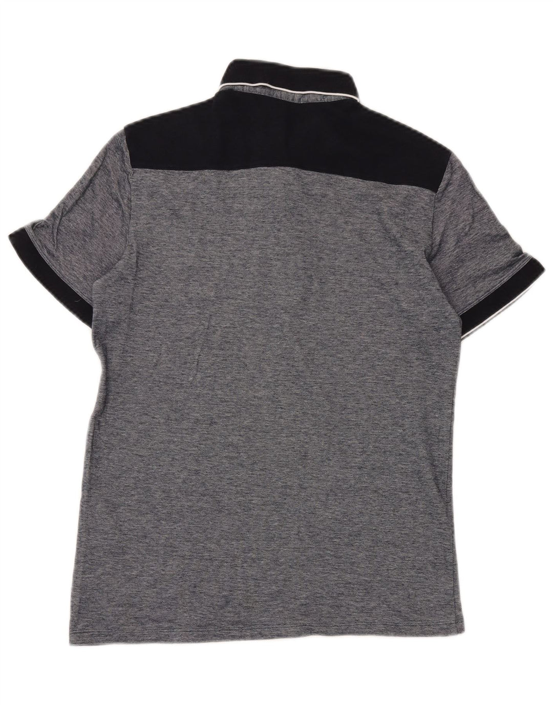 ARMANI EXCHANGE Polo Homme Petit Gris Colorblock Coton