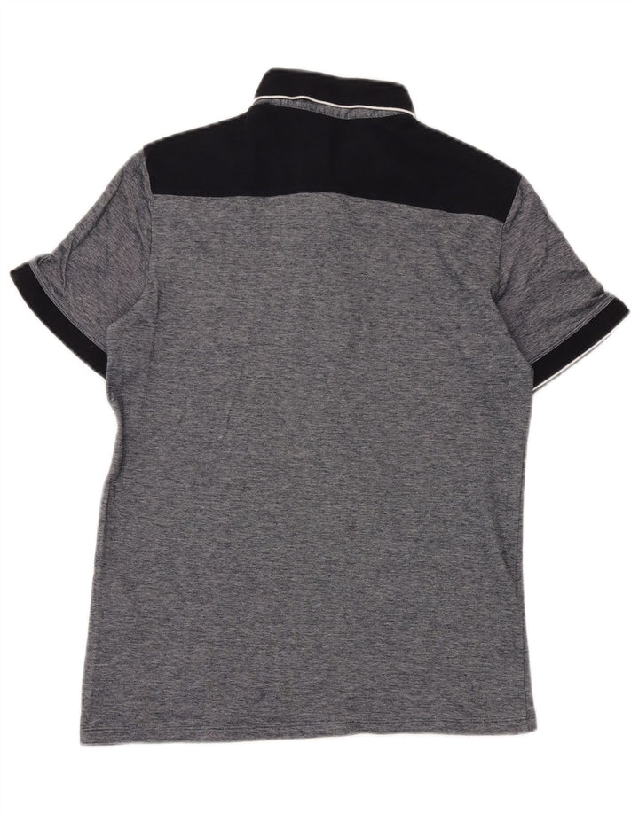 ARMANI EXCHANGE Polo Homme Petit Gris Colorblock Coton
