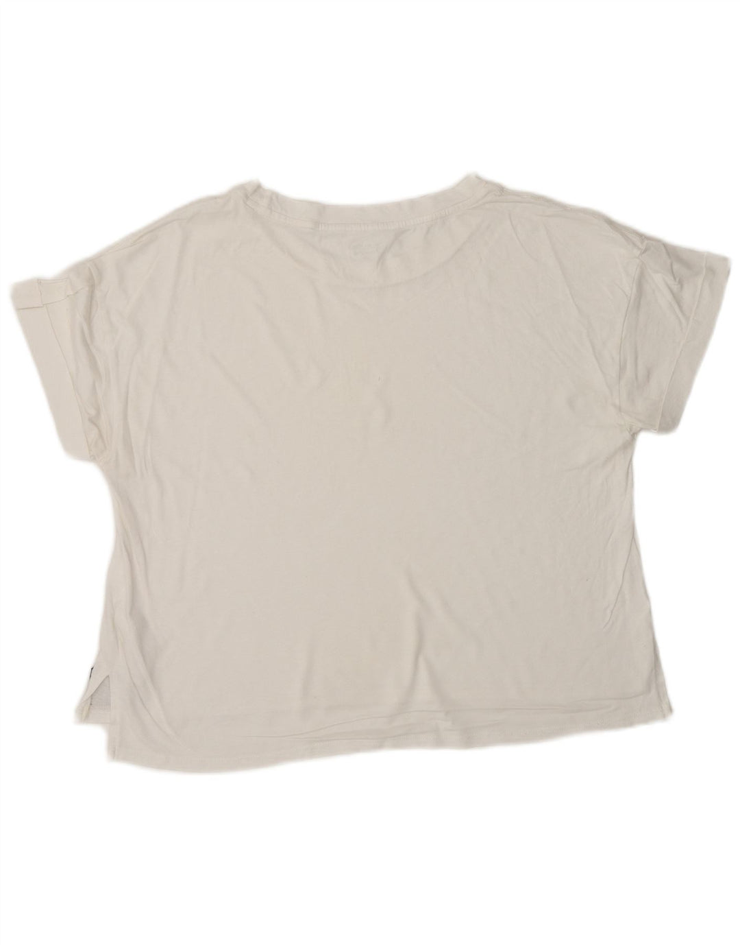 CALVIN KLEIN T-Shirt Femme UK 16 Large Blanc