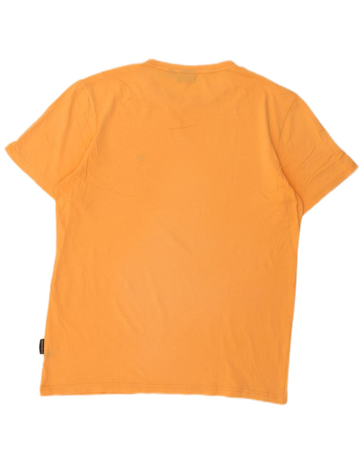 NAPAPIJRI T-Shirt Geographic Homme Large Orange