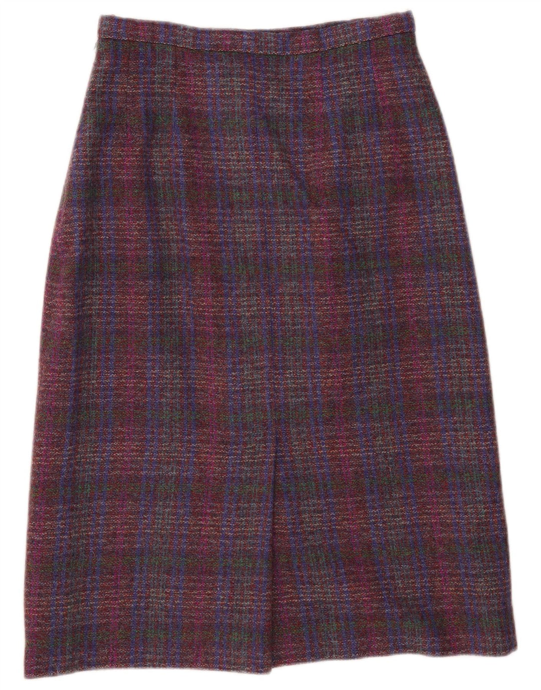 Pitlochry Jupe midi pour femme UK 14 Medium W30 Laine à carreaux multicolore