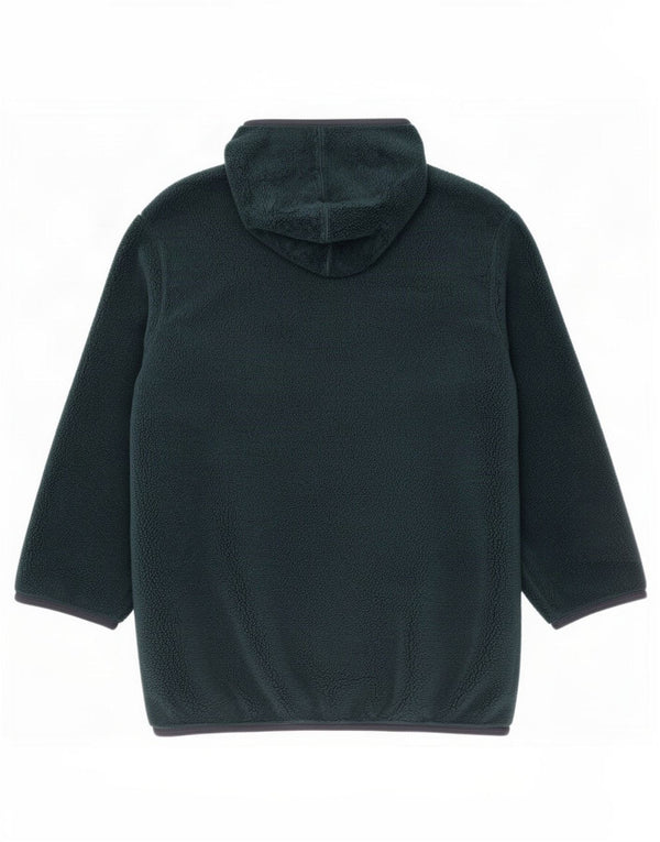 Verde Piu Manteau coupe-vent à capuche pour femme UK 16 Large Vert Nouveauté