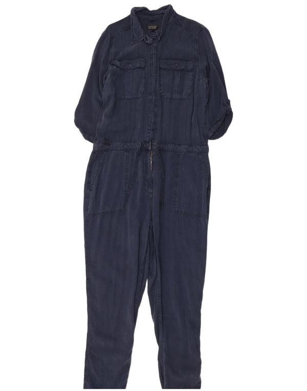 Topshop Combinaison à manches 3/4 pour femme UK 16 Large Bleu marine Lyocell