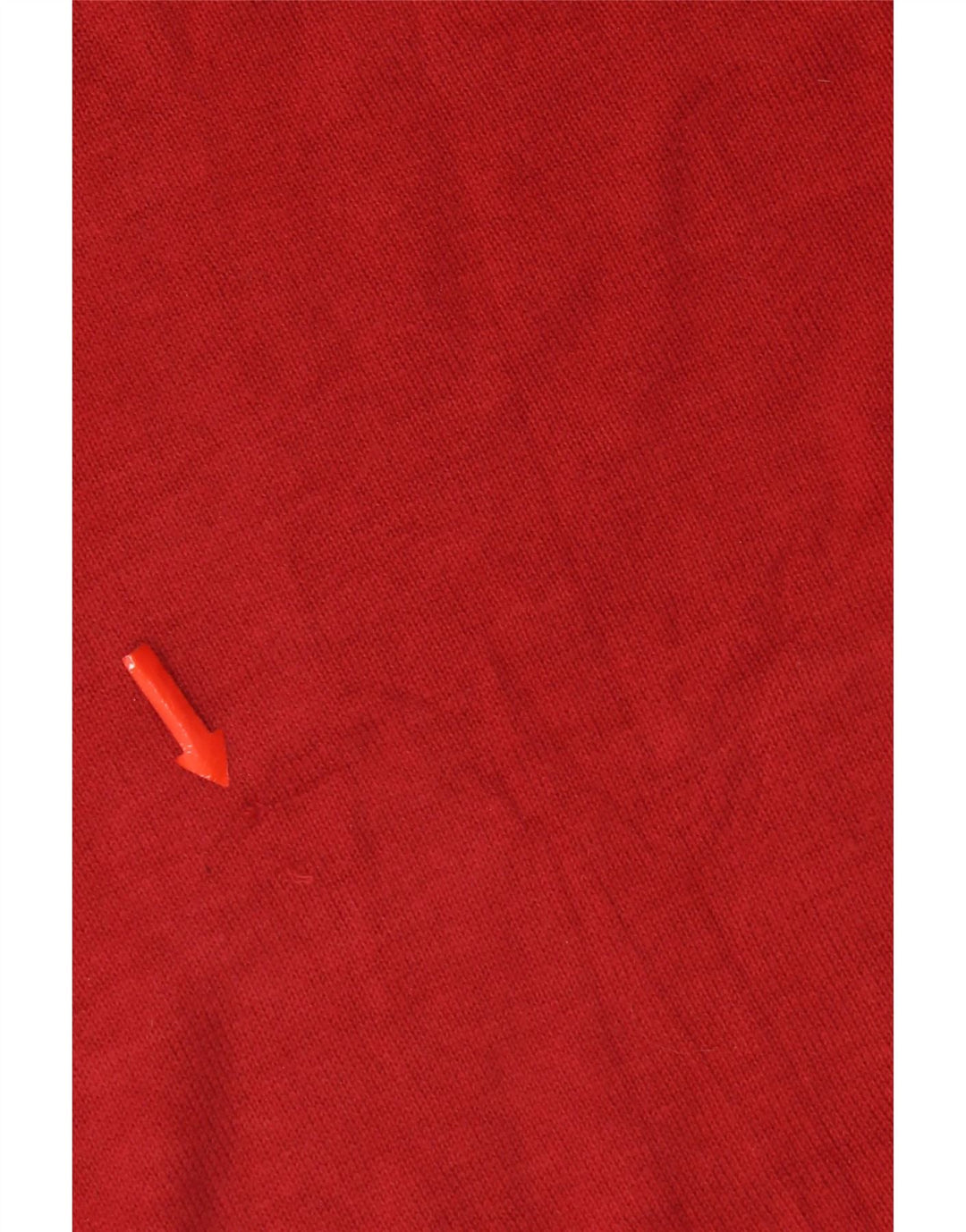 Zara Pull à col rond pour homme en coton rouge Large