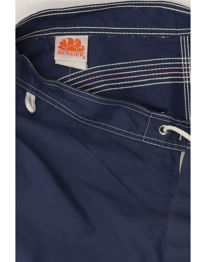 Sundek Short de Bain Homme Nylon Bleu Marine Moyen