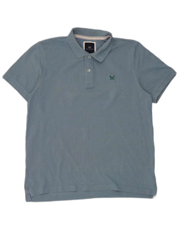 Crew Clothing Polo Homme XL Bleu Coton