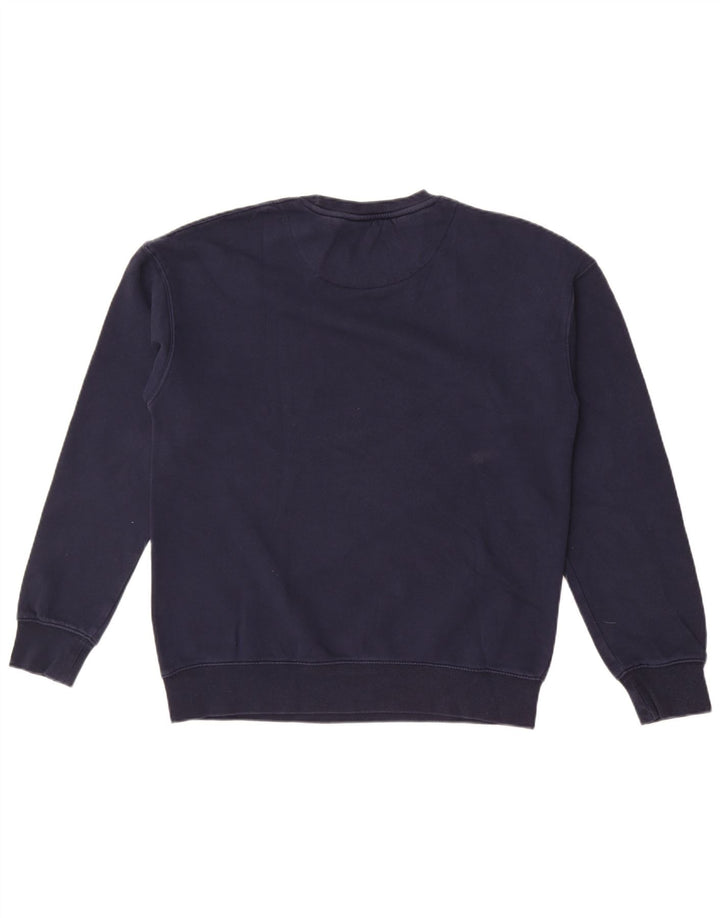 Jack & Jones Sweat-Shirt Graphique Homme Bleu Marine Moyen Coton