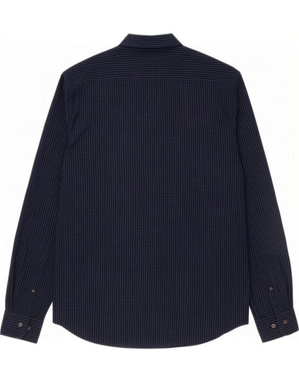 Hugo Boss Chemise Slim Fit XL Coton géométrique bleu marine