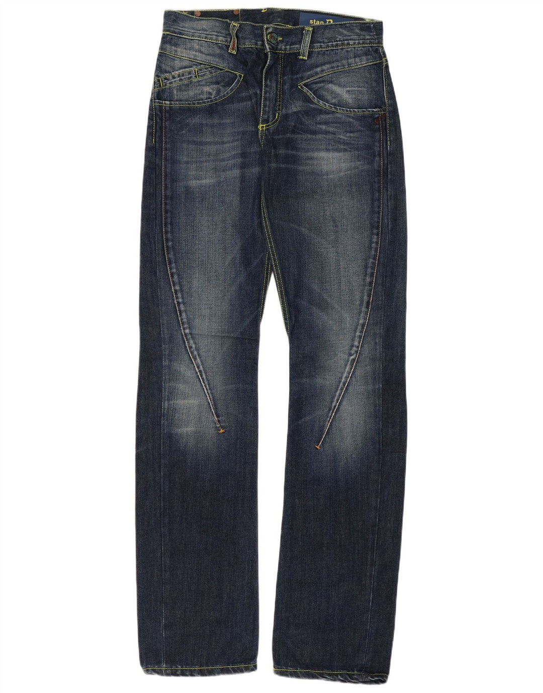 DONDUP Jean Droit Stan Dart Homme W30 L33 Bleu Marine Coton