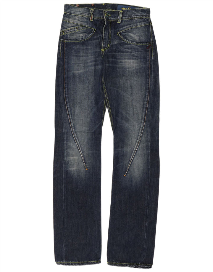 DONDUP Jean Droit Stan Dart Homme W30 L33 Bleu Marine Coton