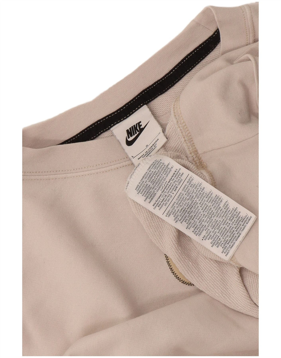 Nike Sweat-shirt court surdimensionné pour femme UK 16 Grand Blanc