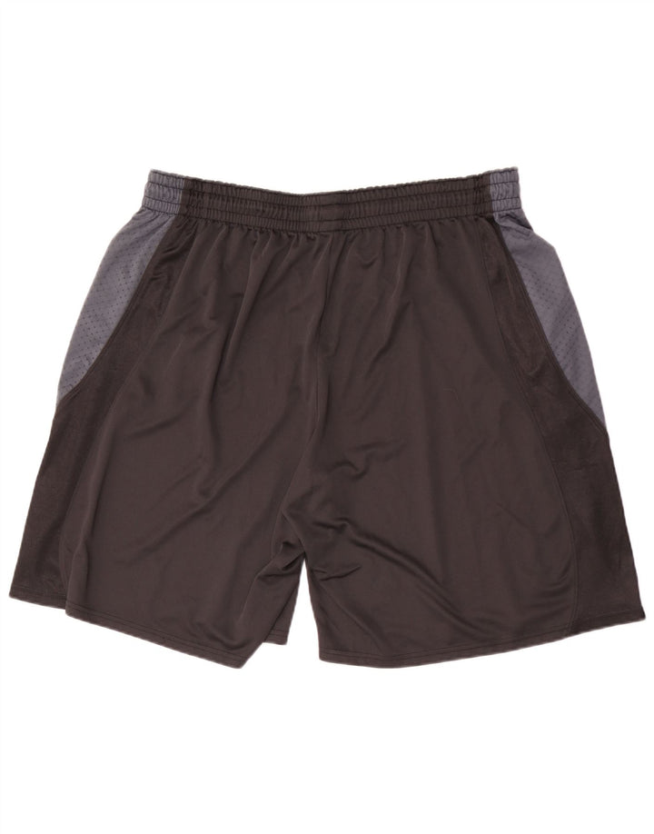 Champion Short de sport pour homme 2XL en polyester color block noir