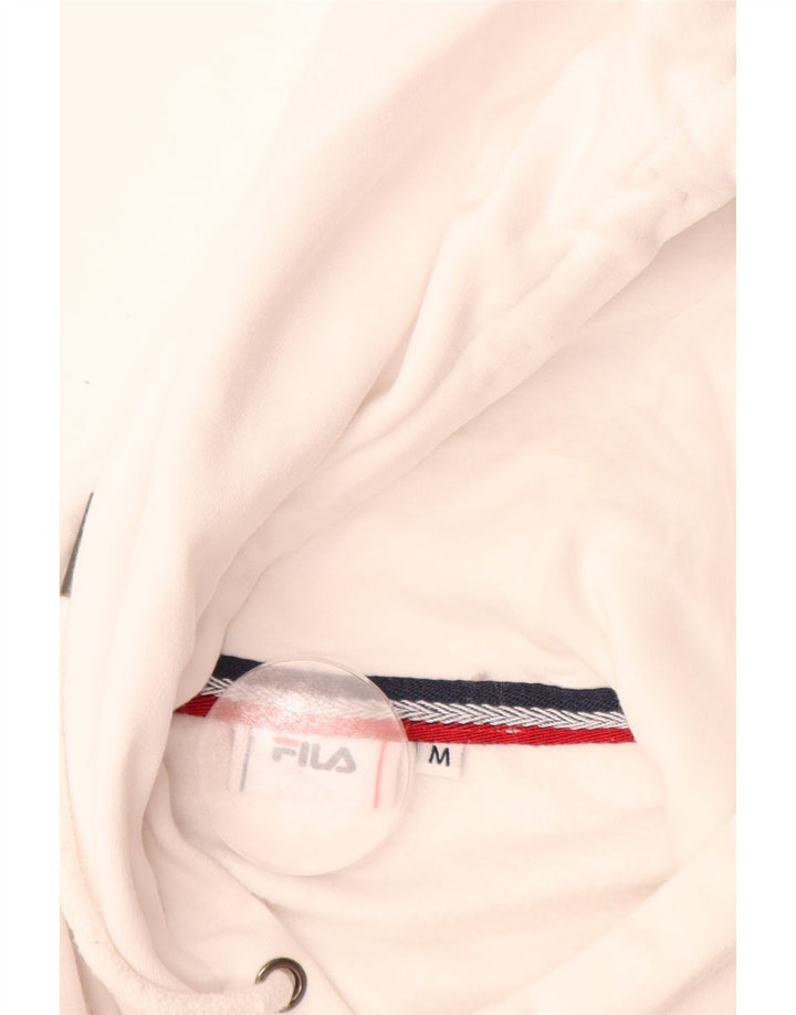 Fila Pull à Capuche Graphique Homme Blanc Moyen