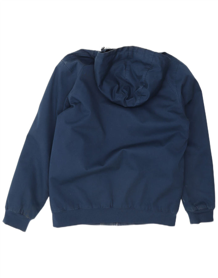 DC Mens Bomber Jacket UK 40 Large Bleu Marine Coton