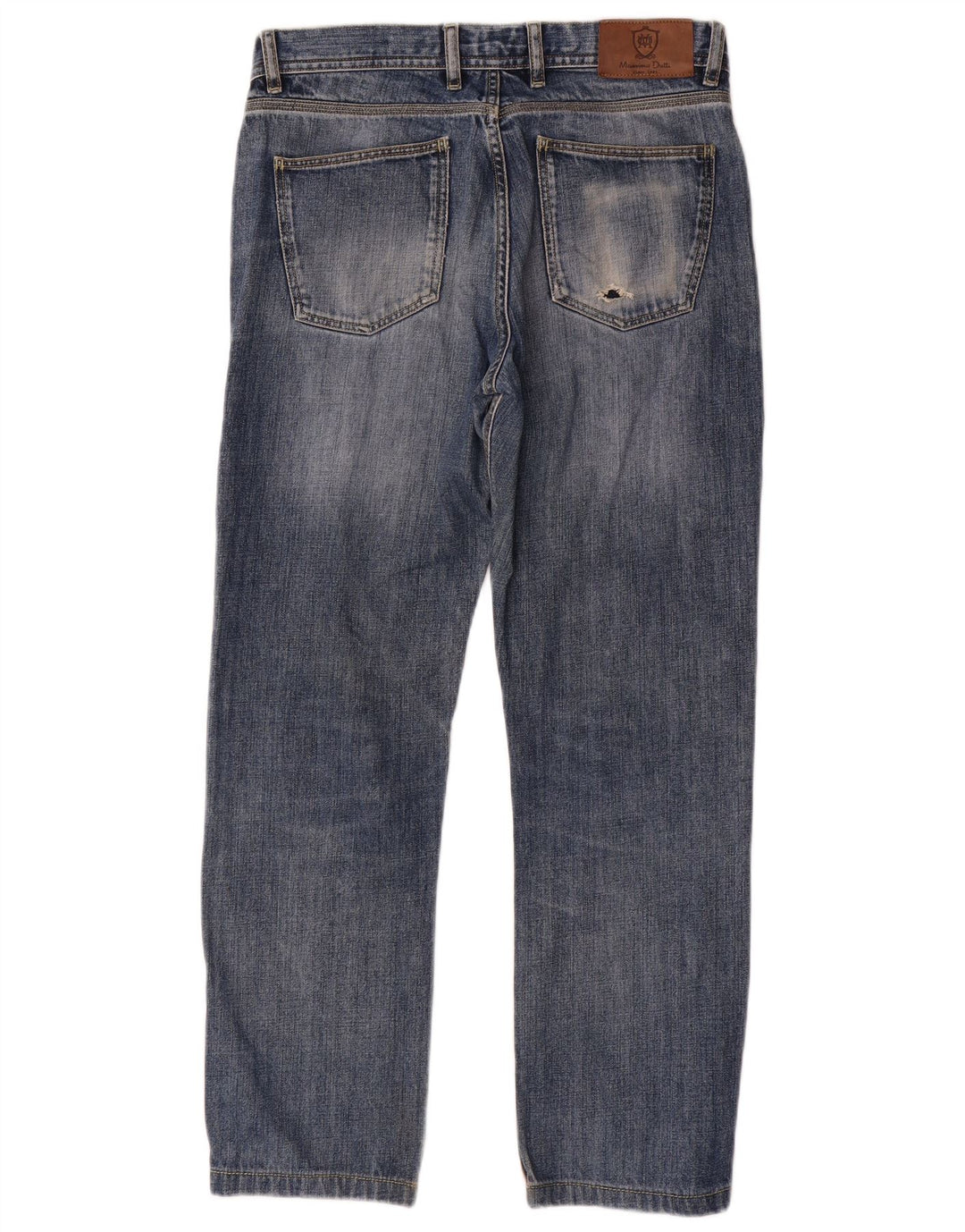 Massimo Dutti Jean droit pour homme EU 40 Medium W31 L28 Bleu