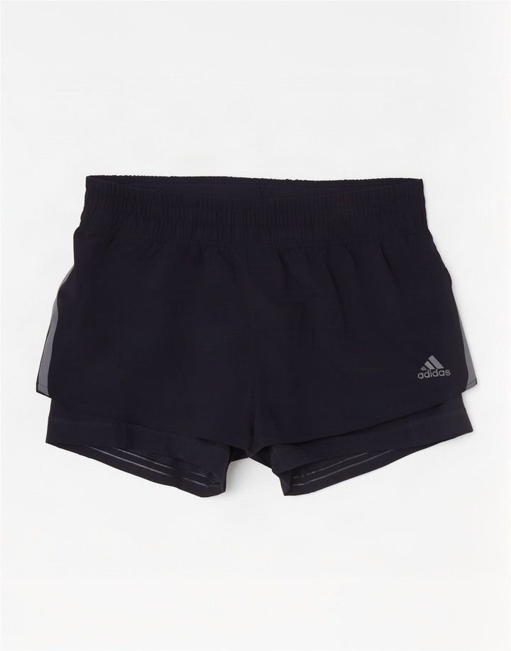 Adidas Femmes Aeroready Skort UK 8/10 Petit Bleu Marine Polyester