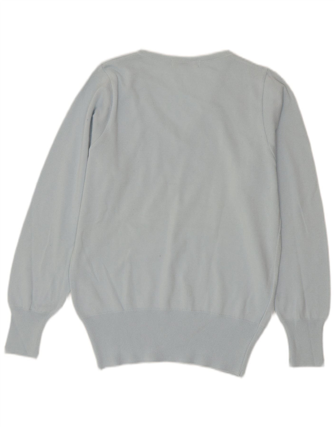 Lacoste Femme Col V Pull Pull Taille 42 Grand Bleu Coton