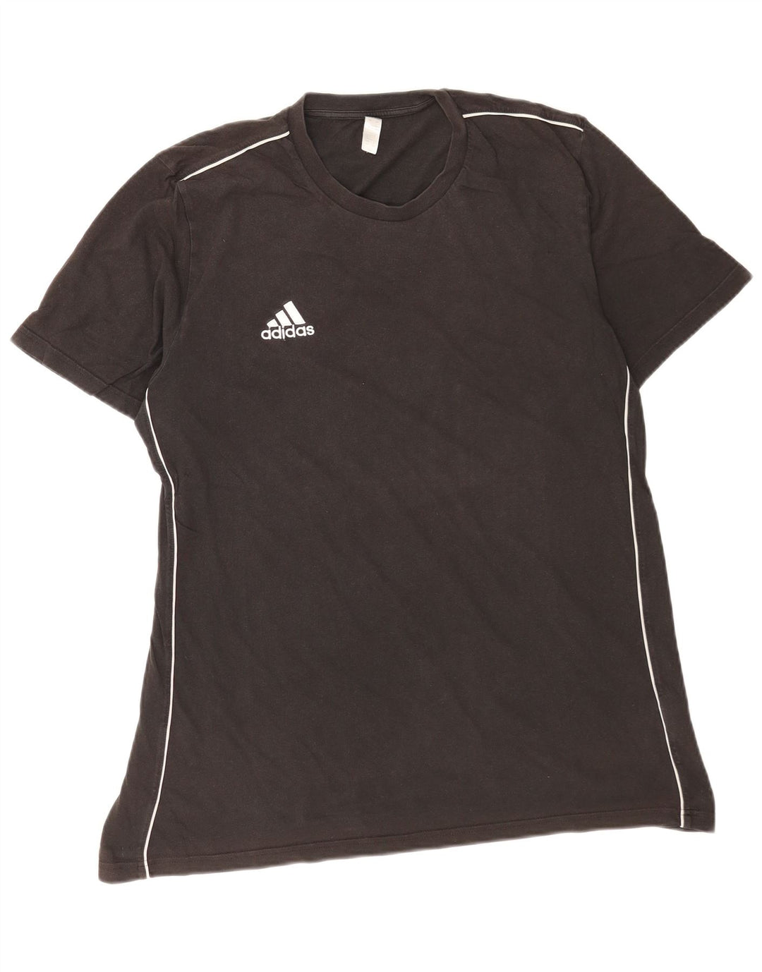 Adidas T-Shirt Homme Haut Grand Coton Noir