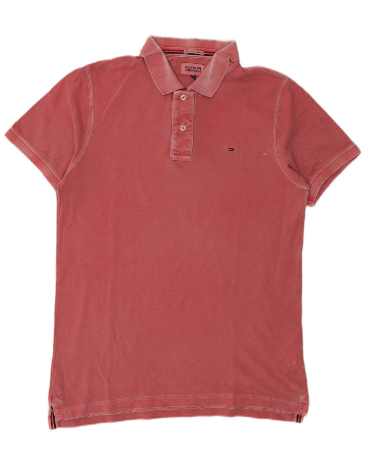 Tommy Hilfiger Polo Homme Grand Rouge Coton