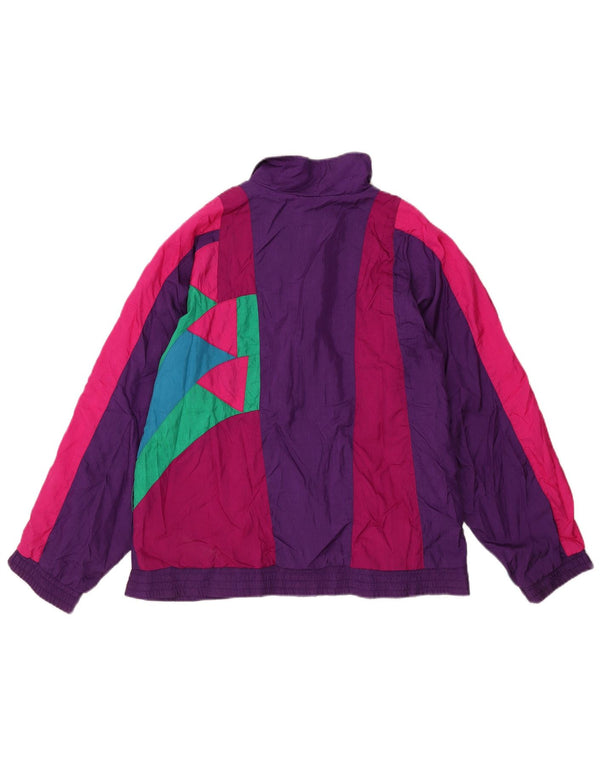 Sunterra Veste de survêtement pour homme Taille L en nylon color block violet