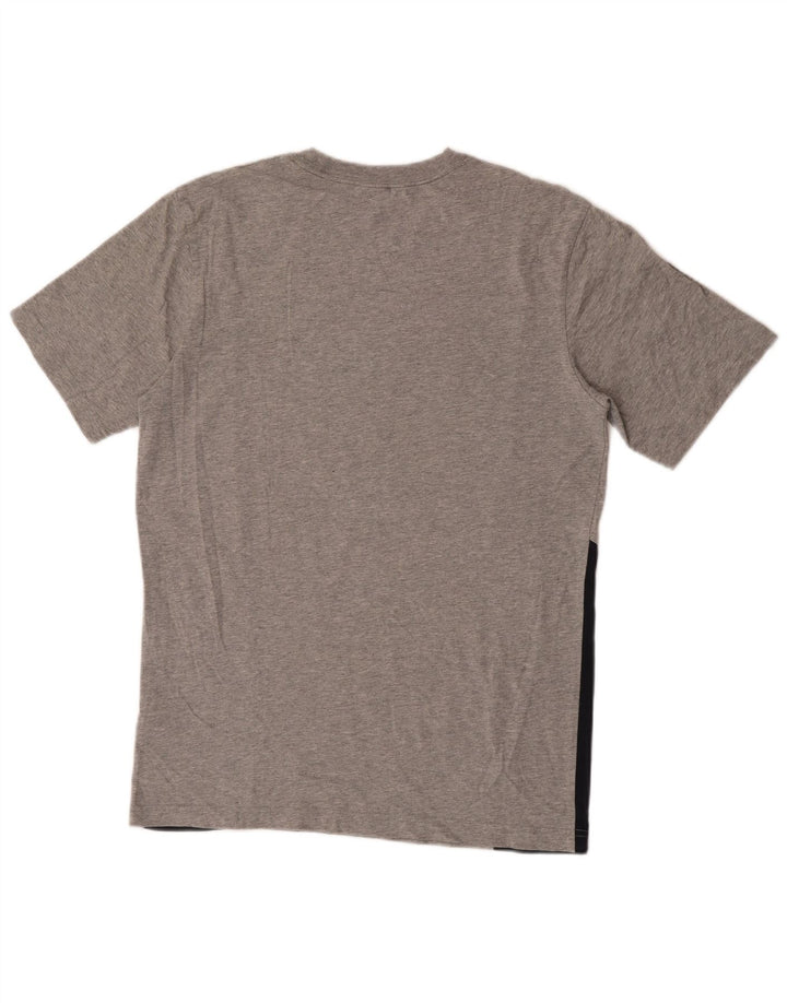 Nike T-shirt graphique en coton color block gris moyen pour homme