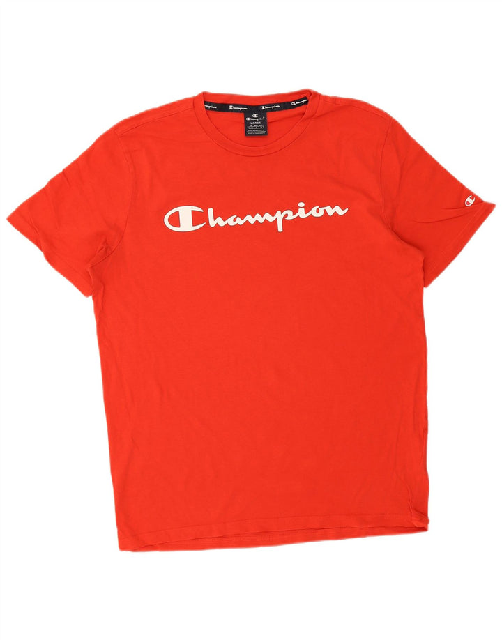 Champion T-Shirt Graphique Homme Grand Rouge Coton