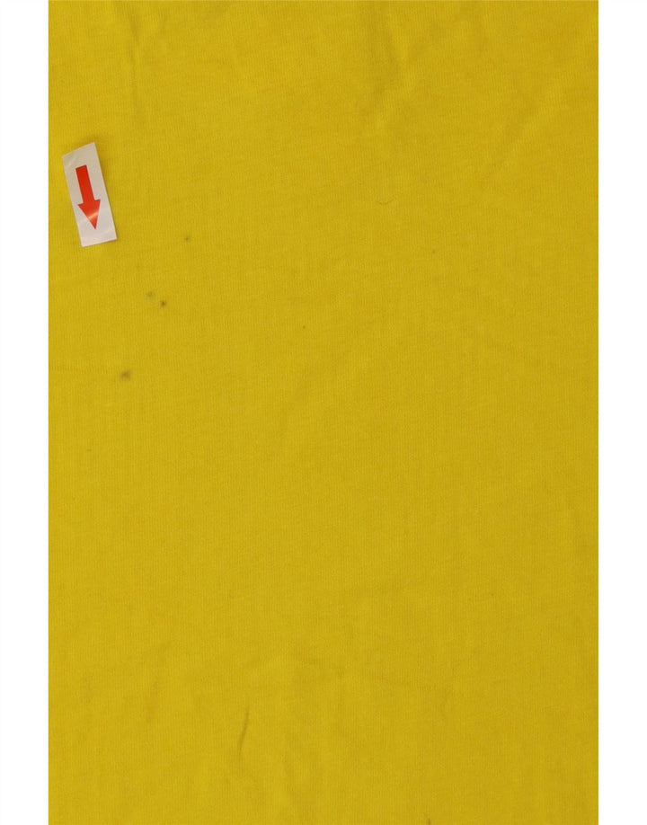 Fila T-Shirt Graphique Homme Petit Jaune Coton