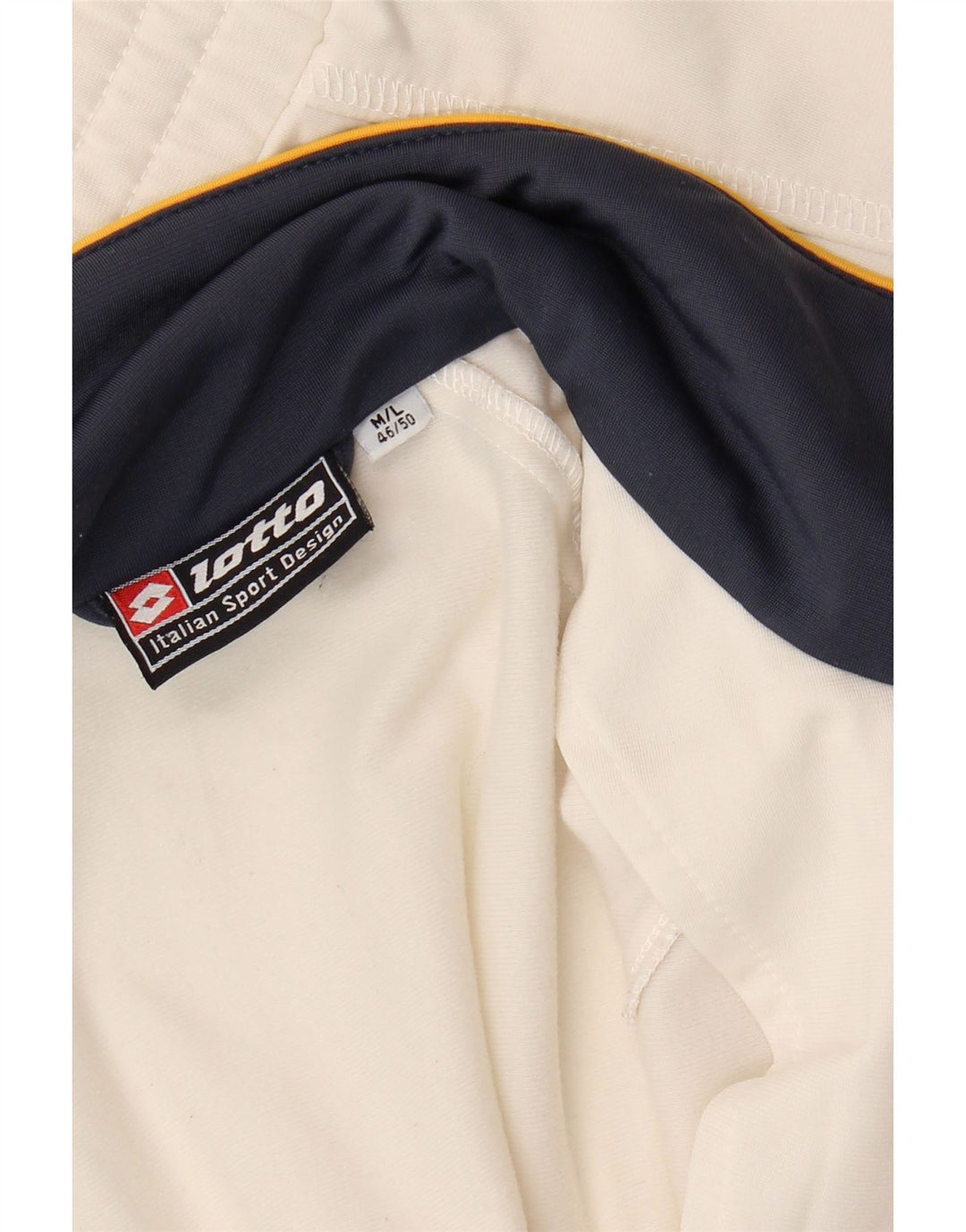 Lotto Veste de survêtement pour Homme Blanc cassé Medium Sports