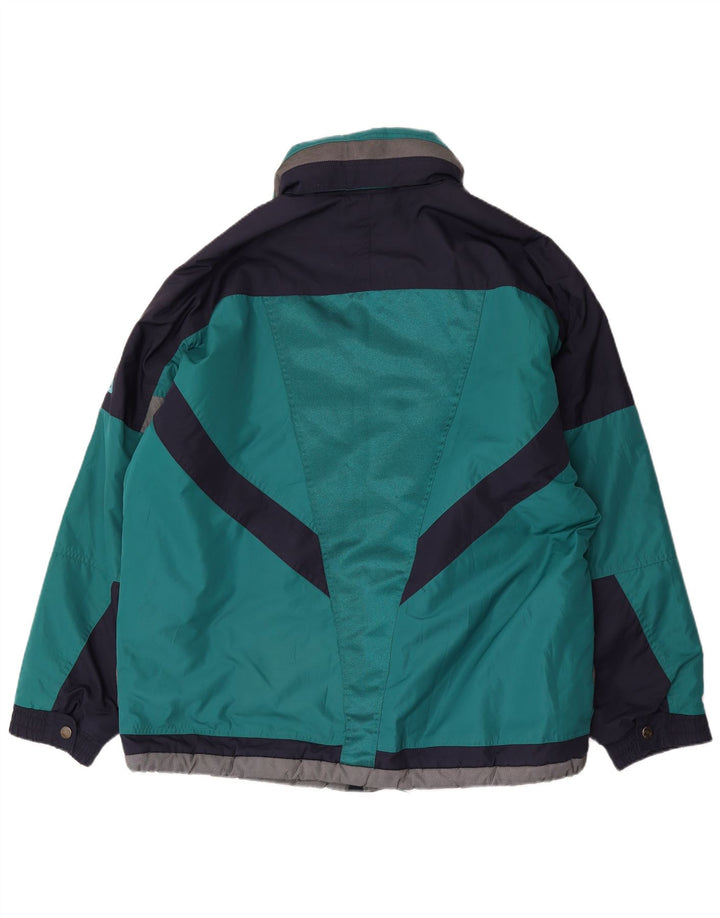 Fila Veste de ski pour homme IT 56 3XL Bleu Colorblock Polyester