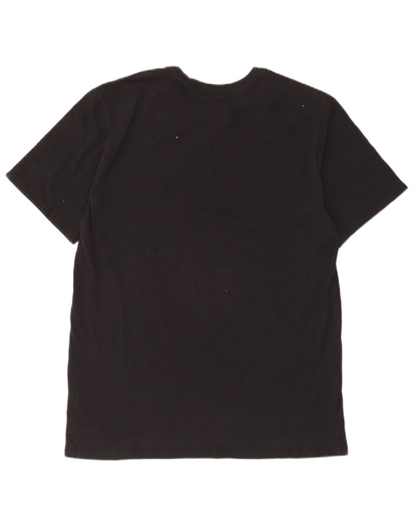 Nike Hommes Dri Fit Graphic T-Shirt Top XL Noir Coton