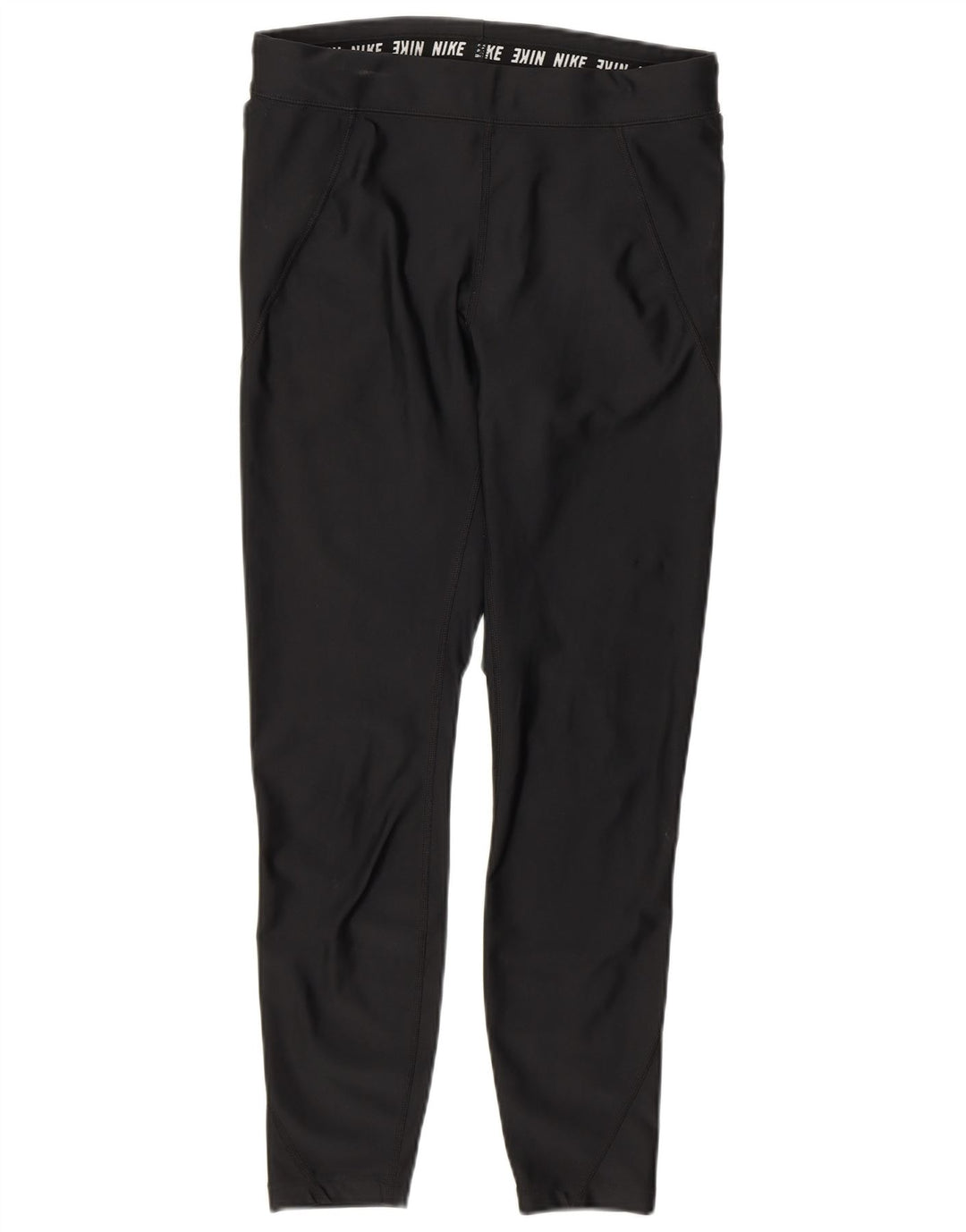 Nike Legging court Dri Fit pour femme UK 12 Noir moyen Polyester