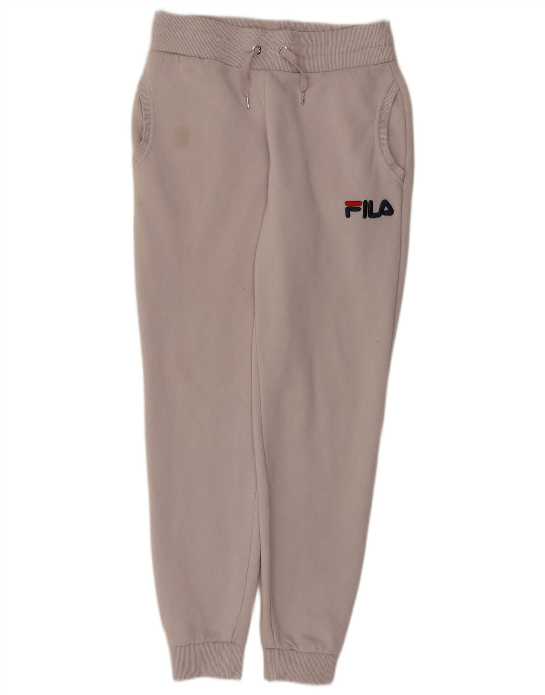 Fila Pantalon de survêtement pour femme Joggers UK 10 Small Blanc Polyester