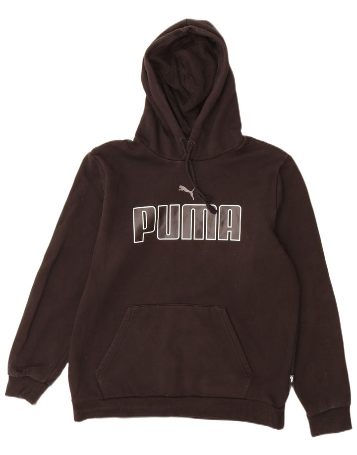 Puma Pull à Capuche Graphique Homme Noir Moyen Coton