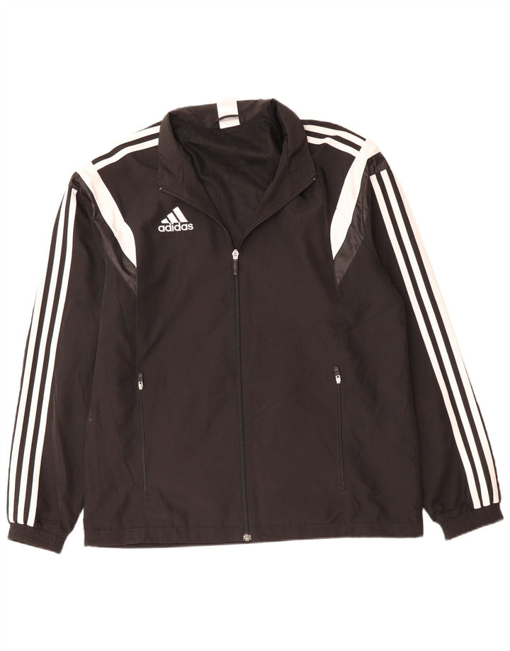 ADIDAS Veste de survêtement pour homme en polyester color block noir moyen