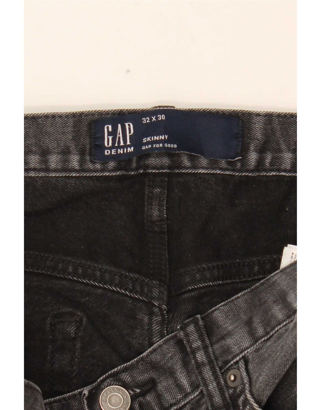 Gap Jean Skinny Femme W32 L30 Noir Coton