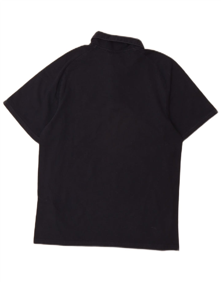 NIKE Polo Garçon 12-13 ans Grand Bleu Marine Colorblock Coton