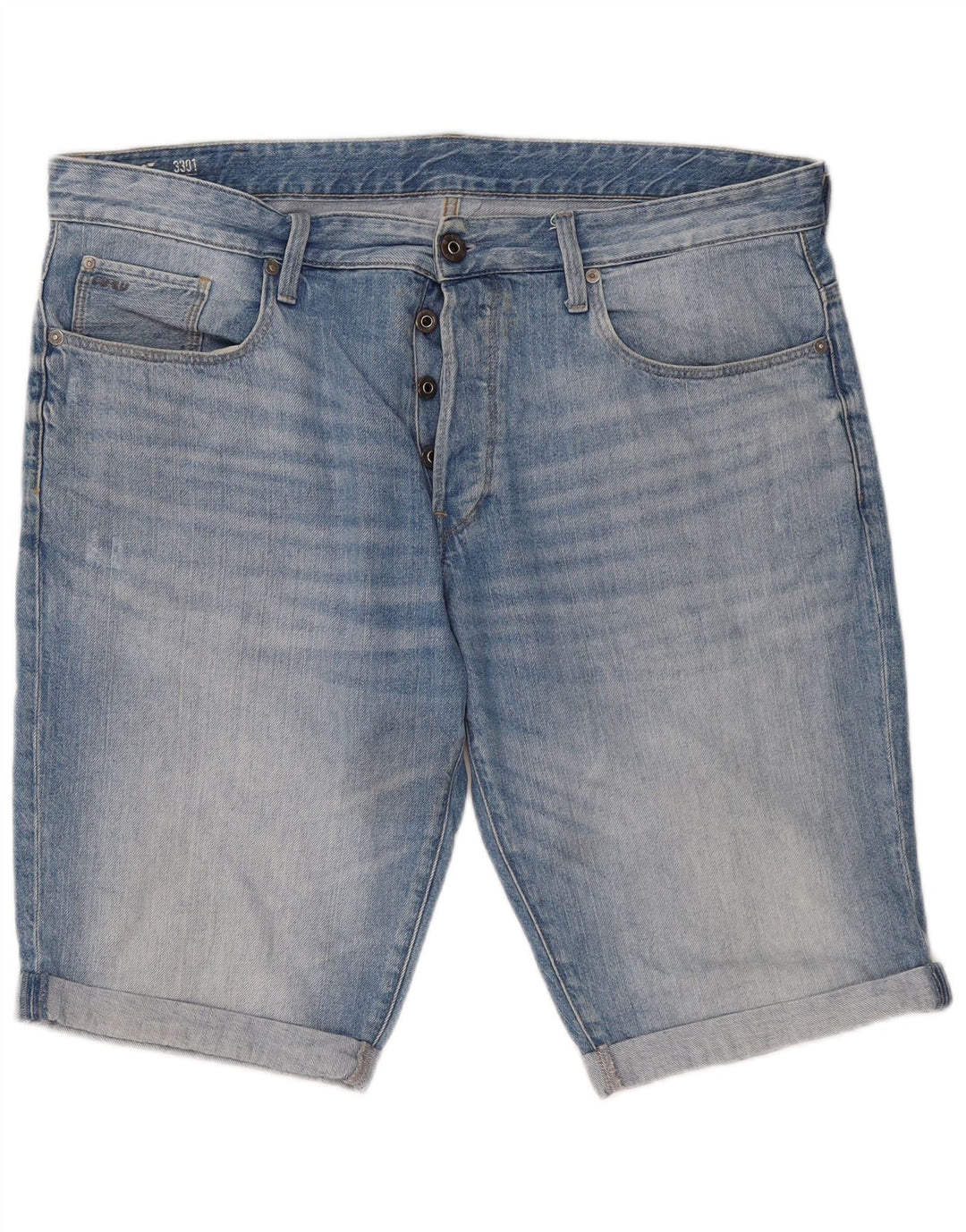 G-Star Short en Jean 3301 Homme W38 XL Bleu